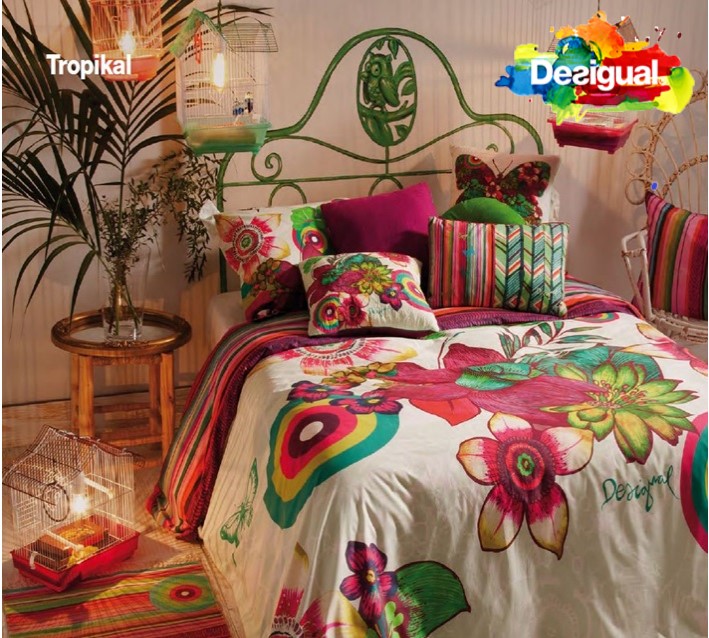Desigual Spanish Duvet Cover Tropikal 3Pcs Set